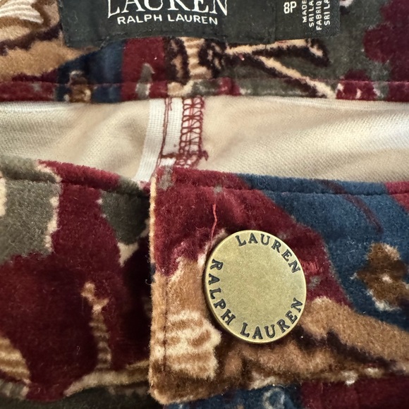 Ralph Lauren Velvet Straight Leg - Picture 2 of 4